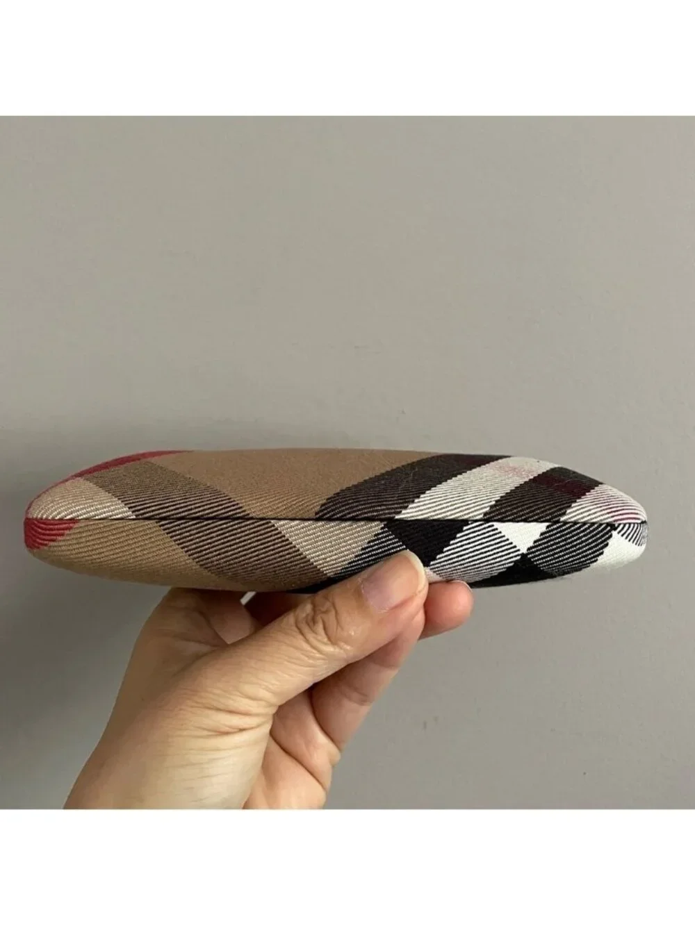 Burberry Nova Check Hard Eyeglasses Sunglasses Glasses Case 🇮🇹